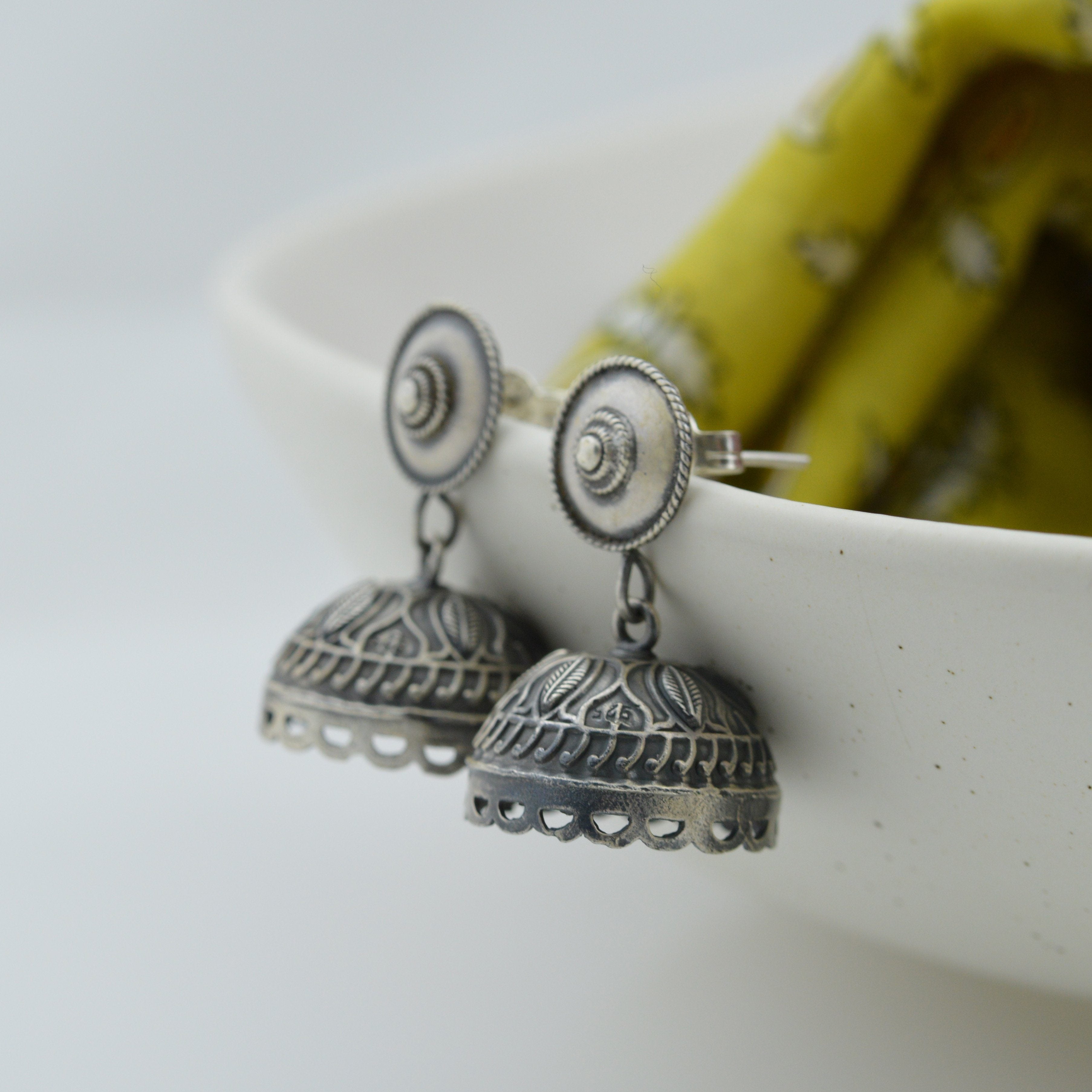 Silver jhumka outlet price