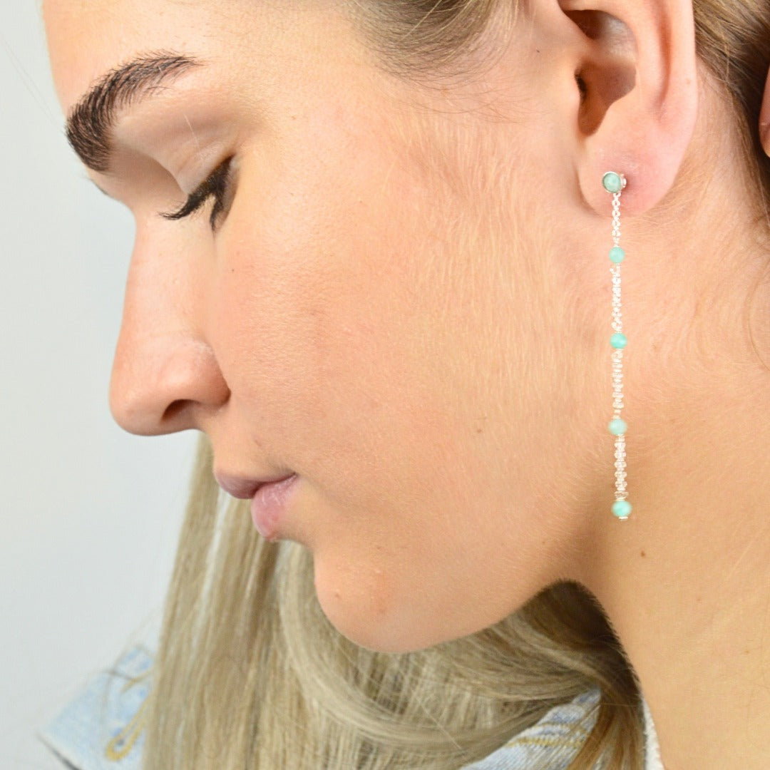 Earrings - Serene Path Amazonite Earrings