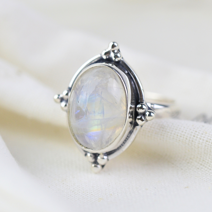 Etheral Moonstone Ring