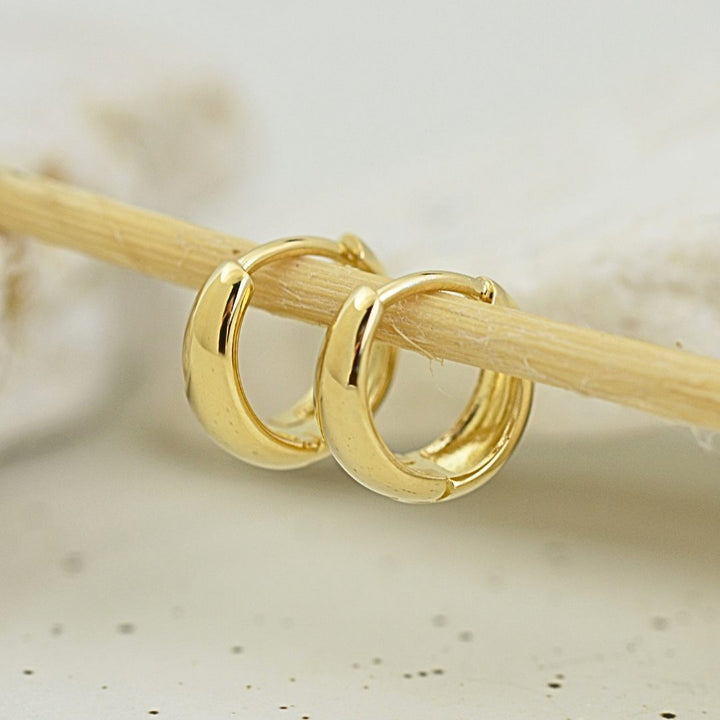 Earrings - Little Gold Huggie Hoops