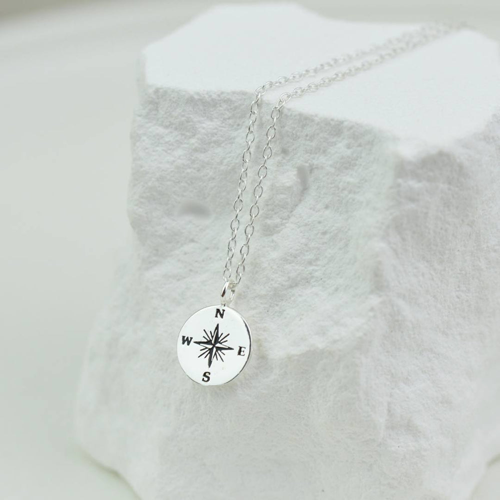 Dainty Compass Necklace