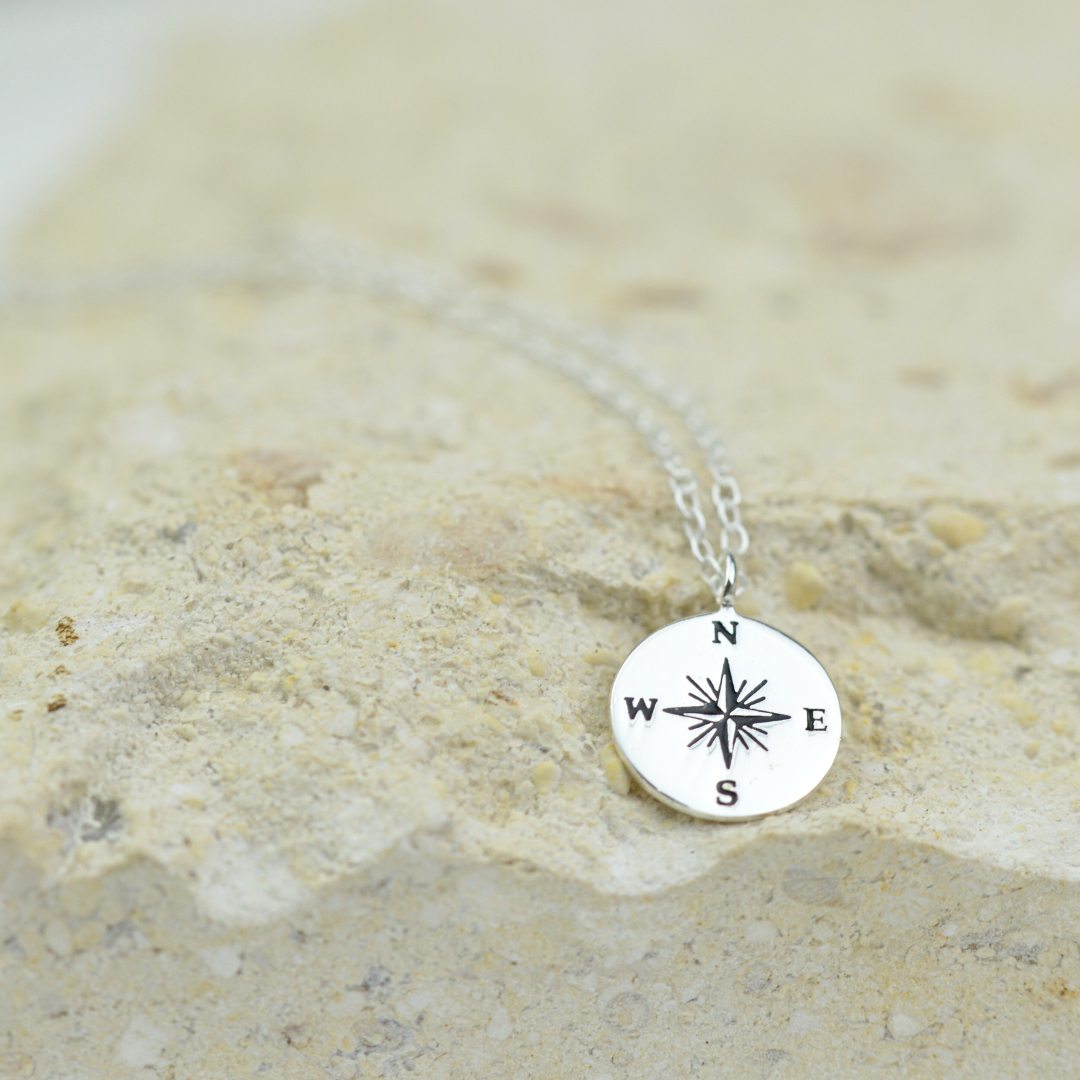 Dainty Compass Necklace