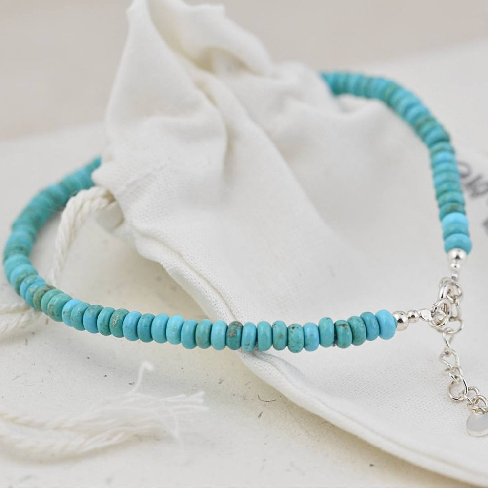 Anklets - Chunky Turquoise Anklet