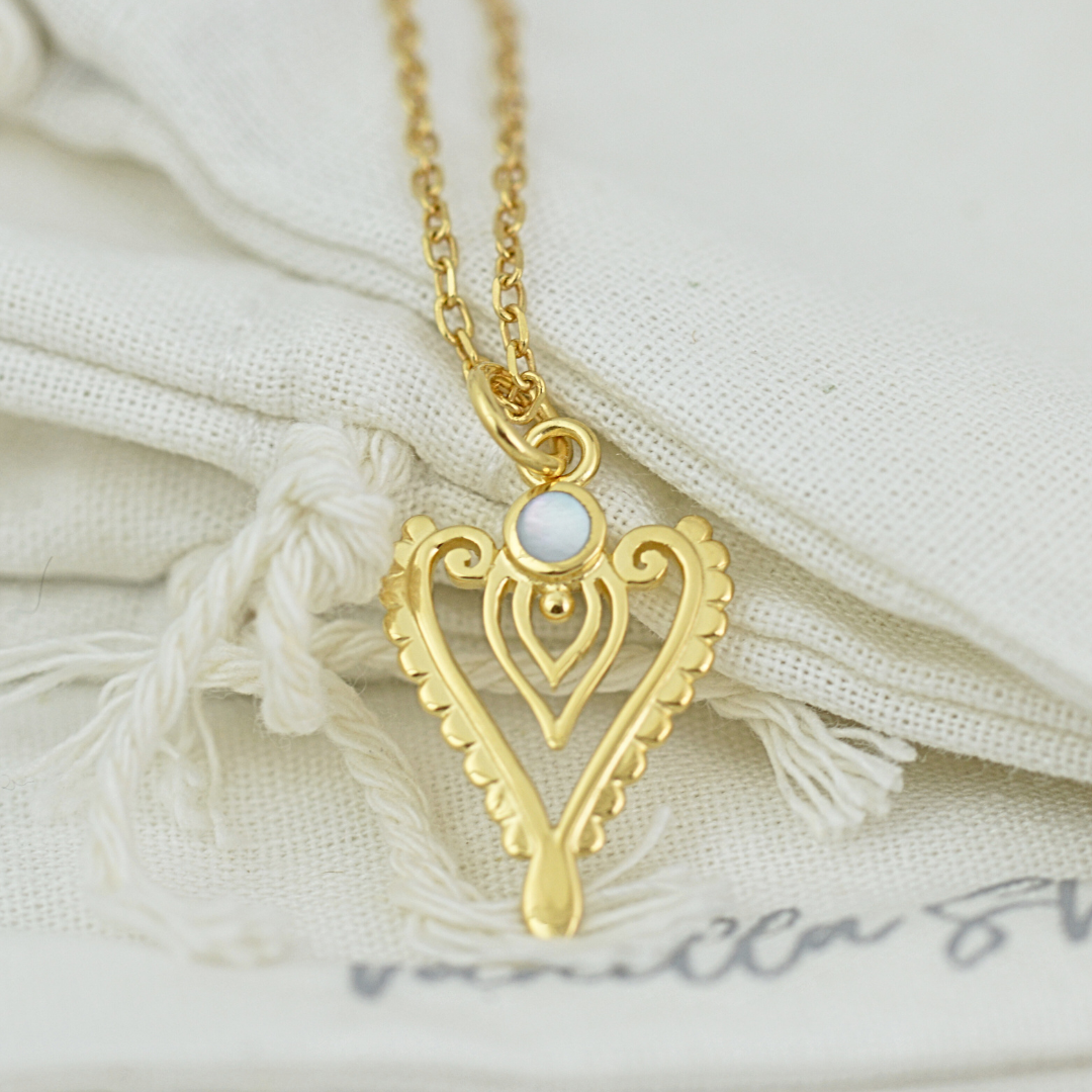 necklaces- gold bohemian necklace
