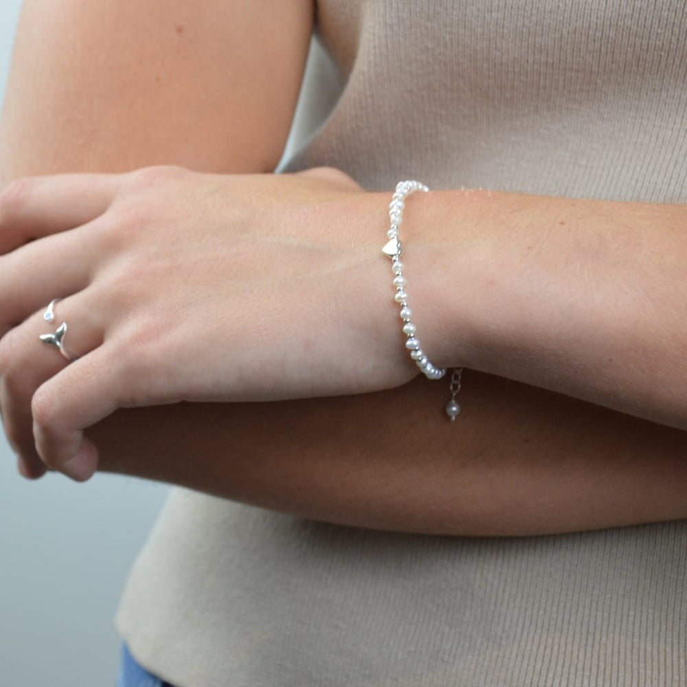 Bracelets - Pure Heart Pearl Bracelet