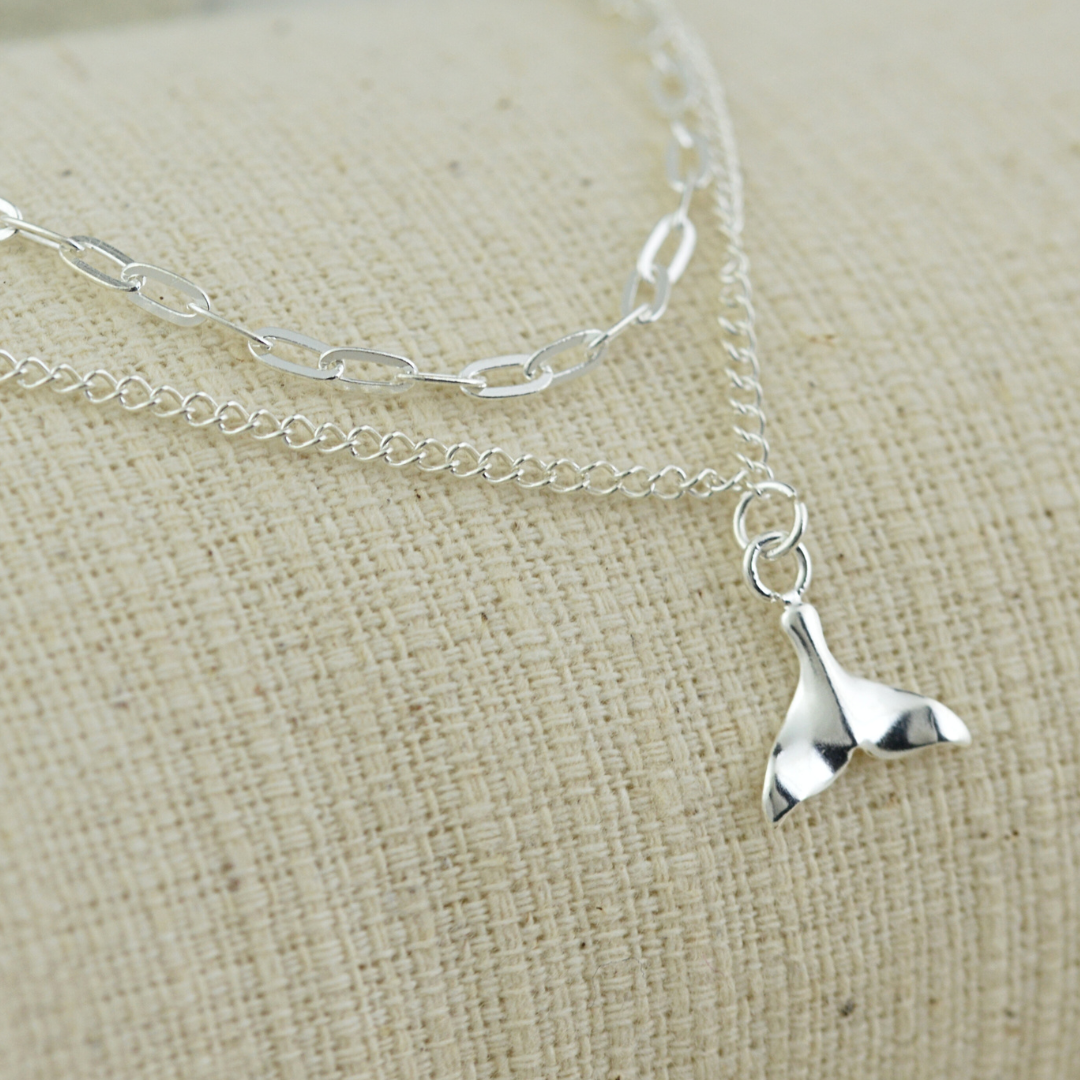 Double Strand Whale Tail Anklet