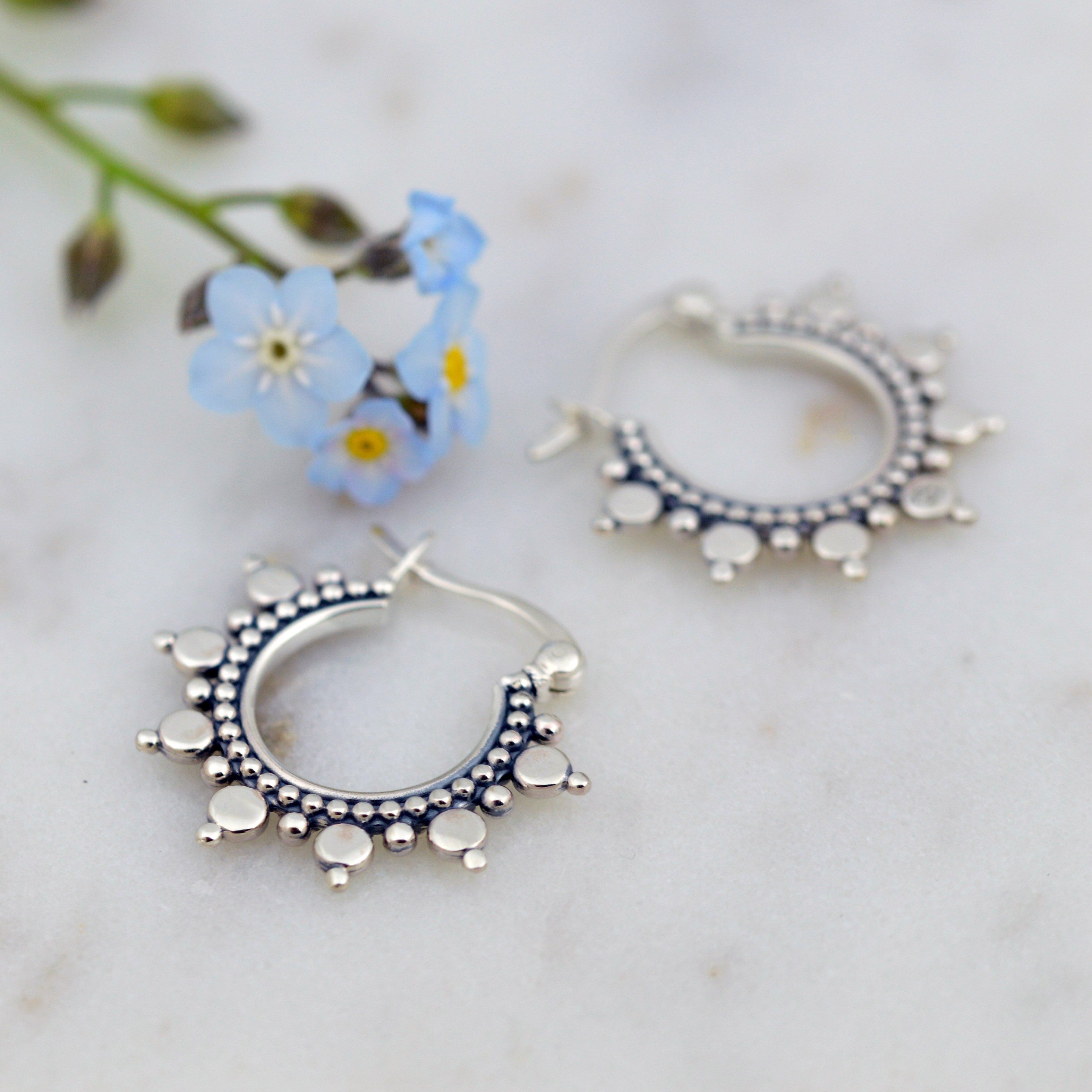 Fashion Hoop Earrings - Silver and Gold Earrings – Boho Beach Hut