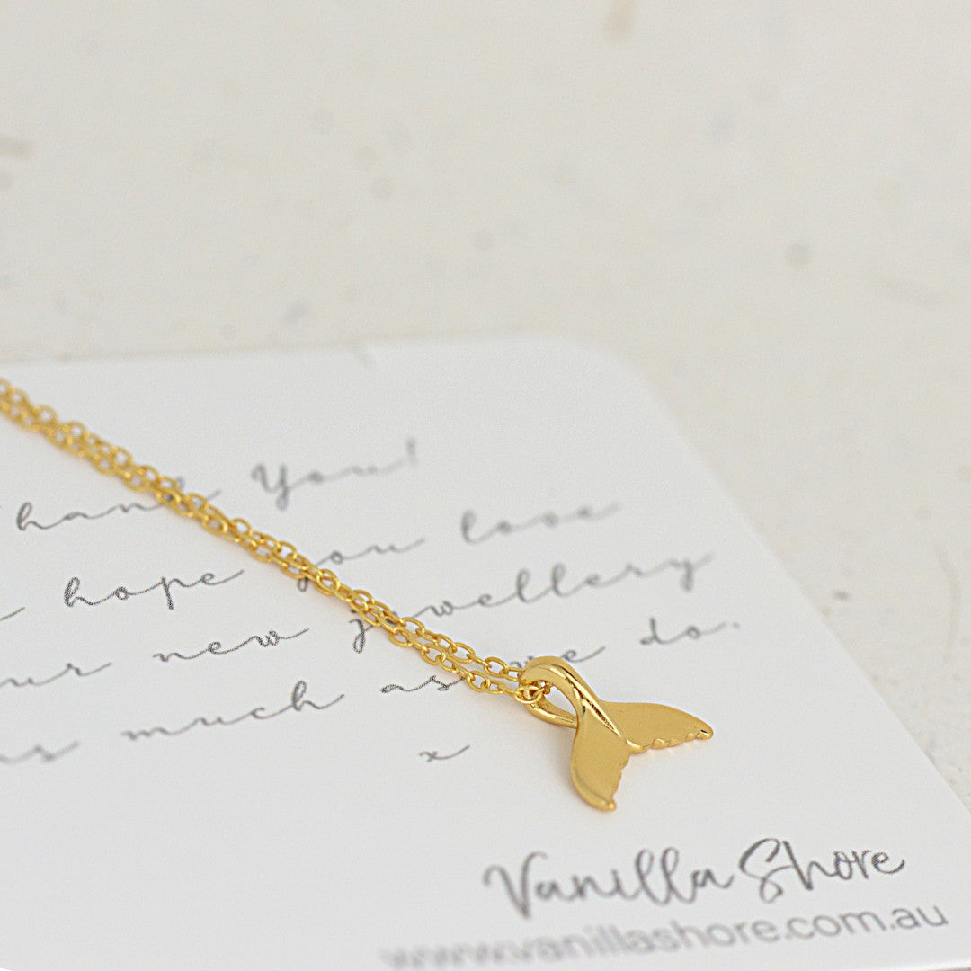 Rose Gold Whale Tail Pendant – Douglas Reynolds Gallery