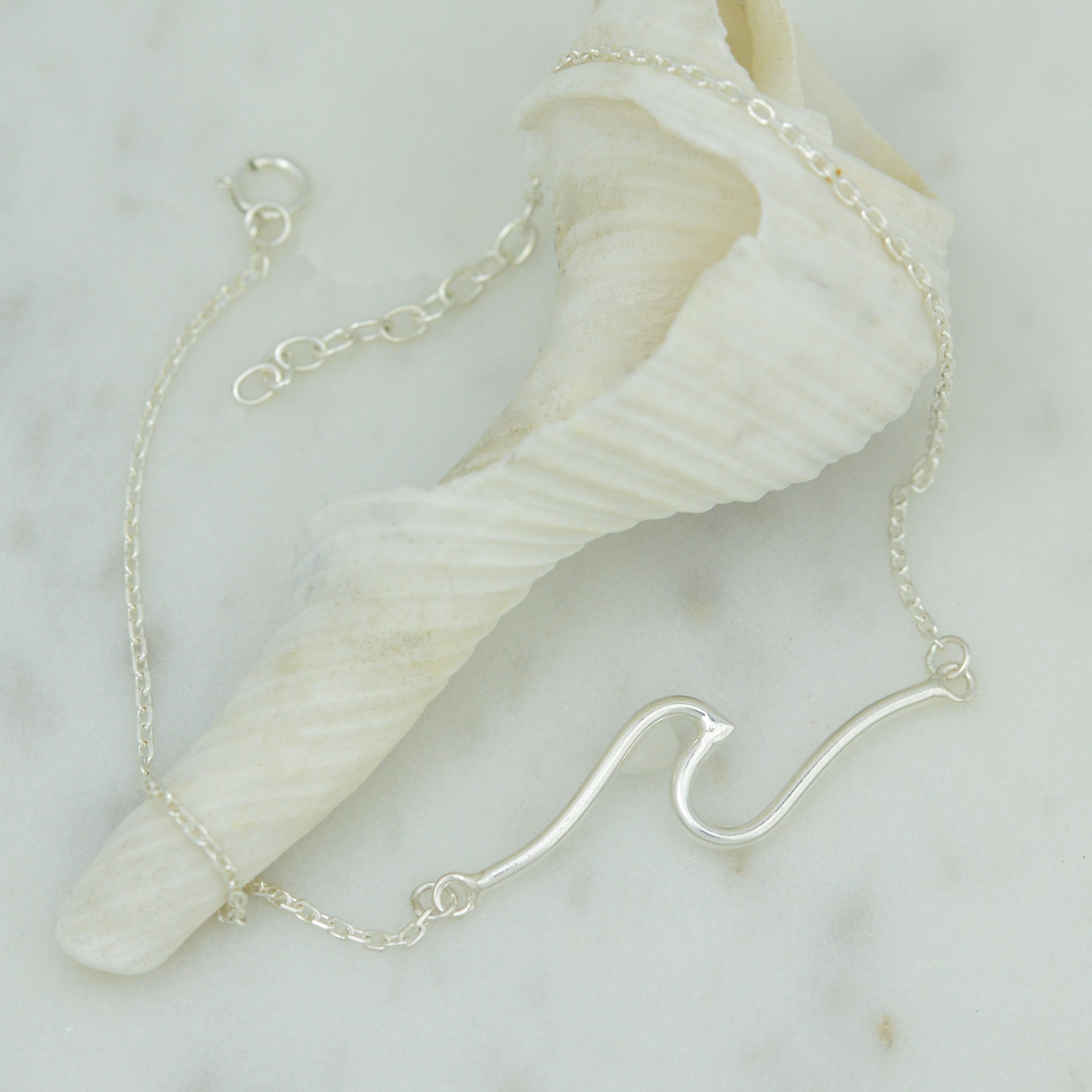 Delicate wave deals anklet